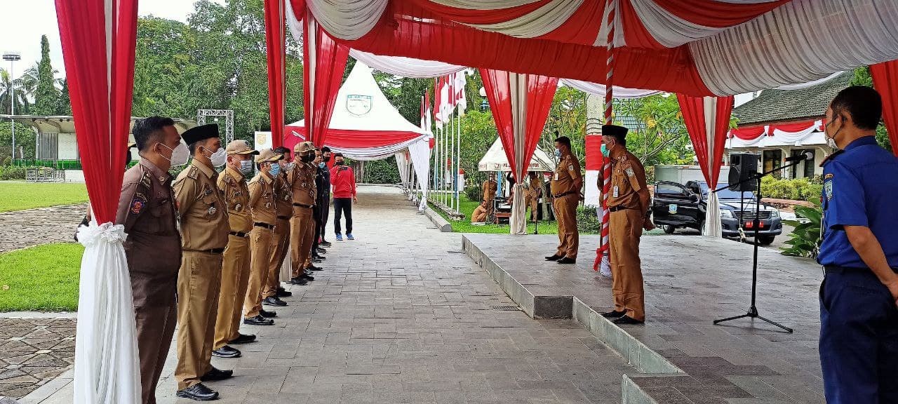 Geladi Bersih Persiapan Upacara HUT Pemerintah Kota Jambi Ke-75